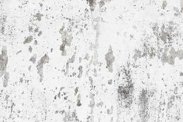 Old stucco white wall background or texture