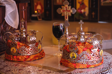 Wedding  Crowns and accessories in the Orthodox Church