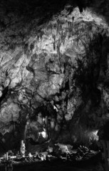 Fototapeta na wymiar Cave stalagmites and formations