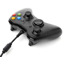 video game controller isolated on white background
