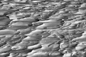 Windy snowfield - abstract background