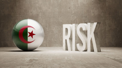 Algeria. Risk Concept.