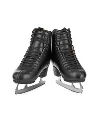 Black figure skates