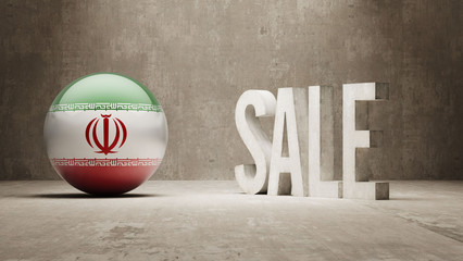Iran. Sale Concept.