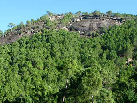 monta&ntilde;as de piedra caliza despe&ntilde;arse