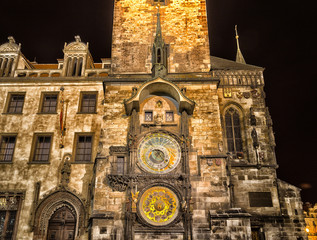 Obraz premium Astronomical clock in Prague