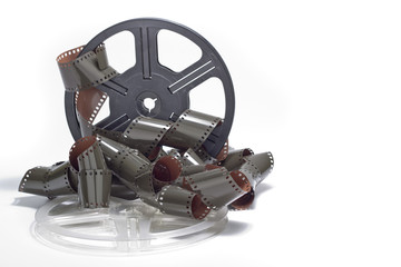 film roll reel isolated