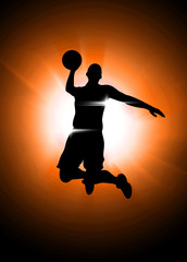 Fototapeta premium Basketball background