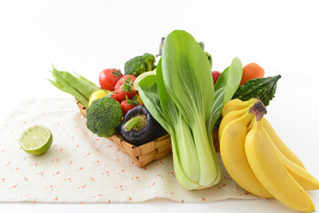 新鮮な野菜と果物