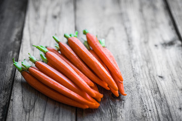 Farm raised baby carrots