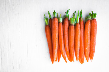 Farm raised baby carrots