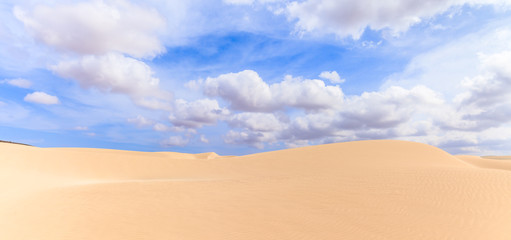 Sand desert in Viana Boavista, Cape Verde