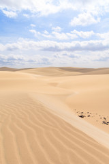 Sand desert in Viana Boavista, Cape Verde