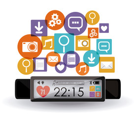 Fitness design, vector illustration.