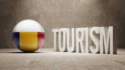 Naklejka premium Romania. Tourism Concept.