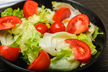 Red Tomato in Salad