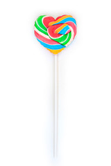 candy on white background