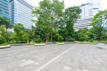 modern business center in hongkong