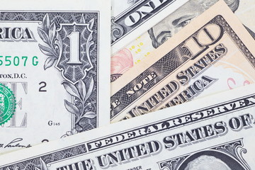 The dollar banknotes for business and finance concept