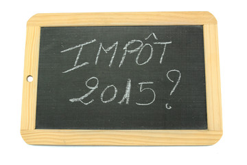 ardoise impôt 2015