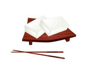 Karukan or Saomono Gashi on Geta Plate