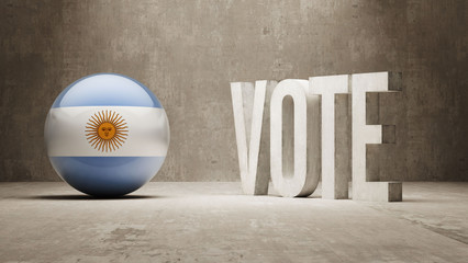 Argentina. Vote Concept.