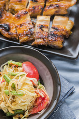 Papaya salad Thailand