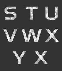 polygon geometric character set, polygon geometric vector