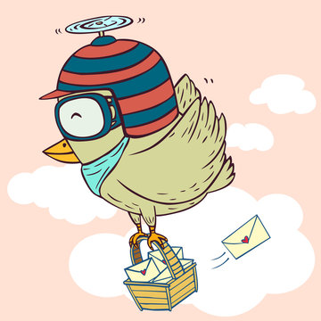 delivery bird