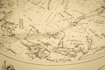 Fototapeta na wymiar アンティークの天体図