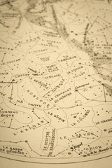 アンティークの天体図