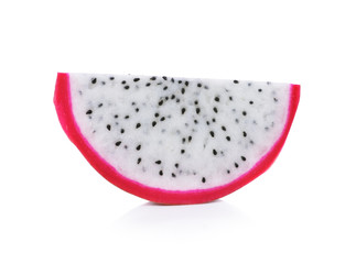 Dragon Fruit isolated against white background.