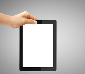 Holding touch screen tablet