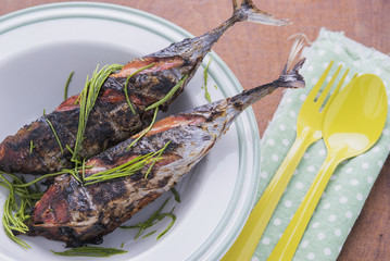 Grilled fish menu