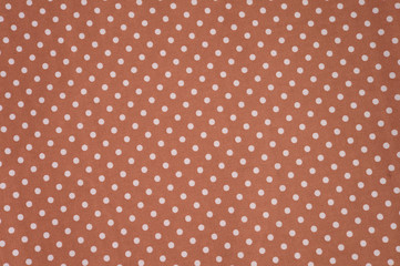 Seamless polka dots fabric for background