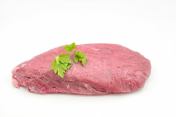 Piece of fresh raw beef