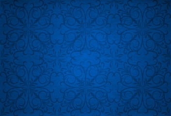 Blue old vintage Christmas paper