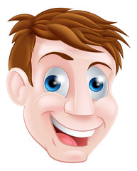 Man cartoon face