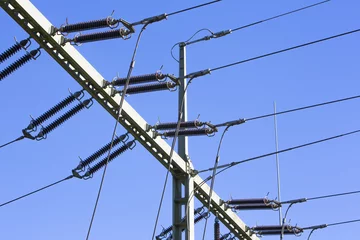 Fotobehang Stromleitung © Martin Schlecht