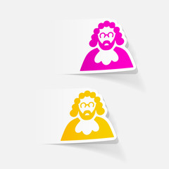 realistic design element. judge