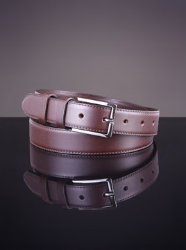 belt twisted into a ring
