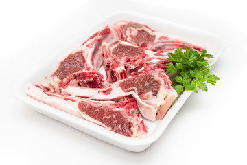 Fresca carne di agnello, fresh lamb meat