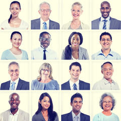 Fototapeta premium Protrait of Group Diversity People Community Happiness Concept