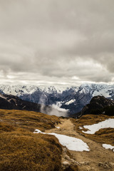 Fototapeta premium Fog in the valley