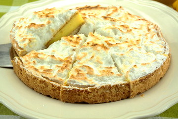 tarte au citron meringuée