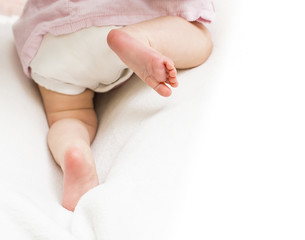 toddler crawling