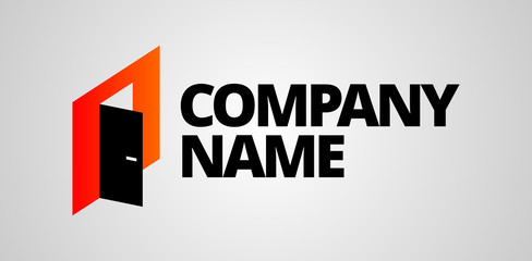 Red logo doors company