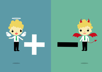 choose positive or negative