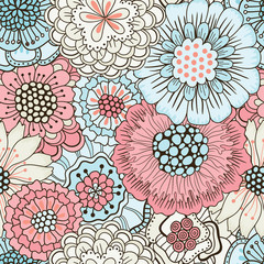 Seamless floral pattern - 77871171