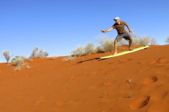 Red sanddunes, Windorah, Queensland, Australia